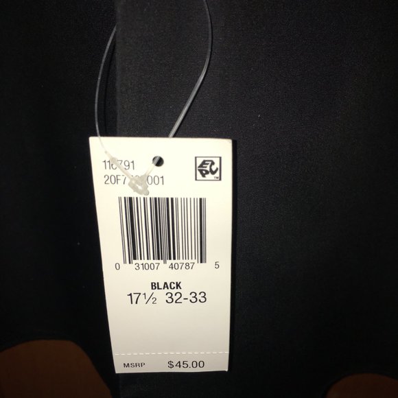 Van Heusen Black Dress Shirt - Picture 3 of 3